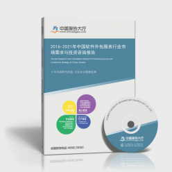 2016-2021年中國(guó)軟件外包服務(wù)行業(yè)市場(chǎng)需求與投資咨詢報(bào)告